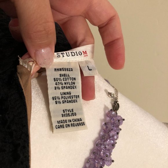 Black Lace Studio M dress - Picture 5 of 7